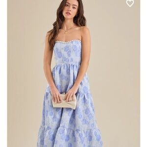 Altar’d State Syke  Strapless Dress, xs